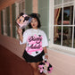"DSNY Adult Pink"- Graphic Tee