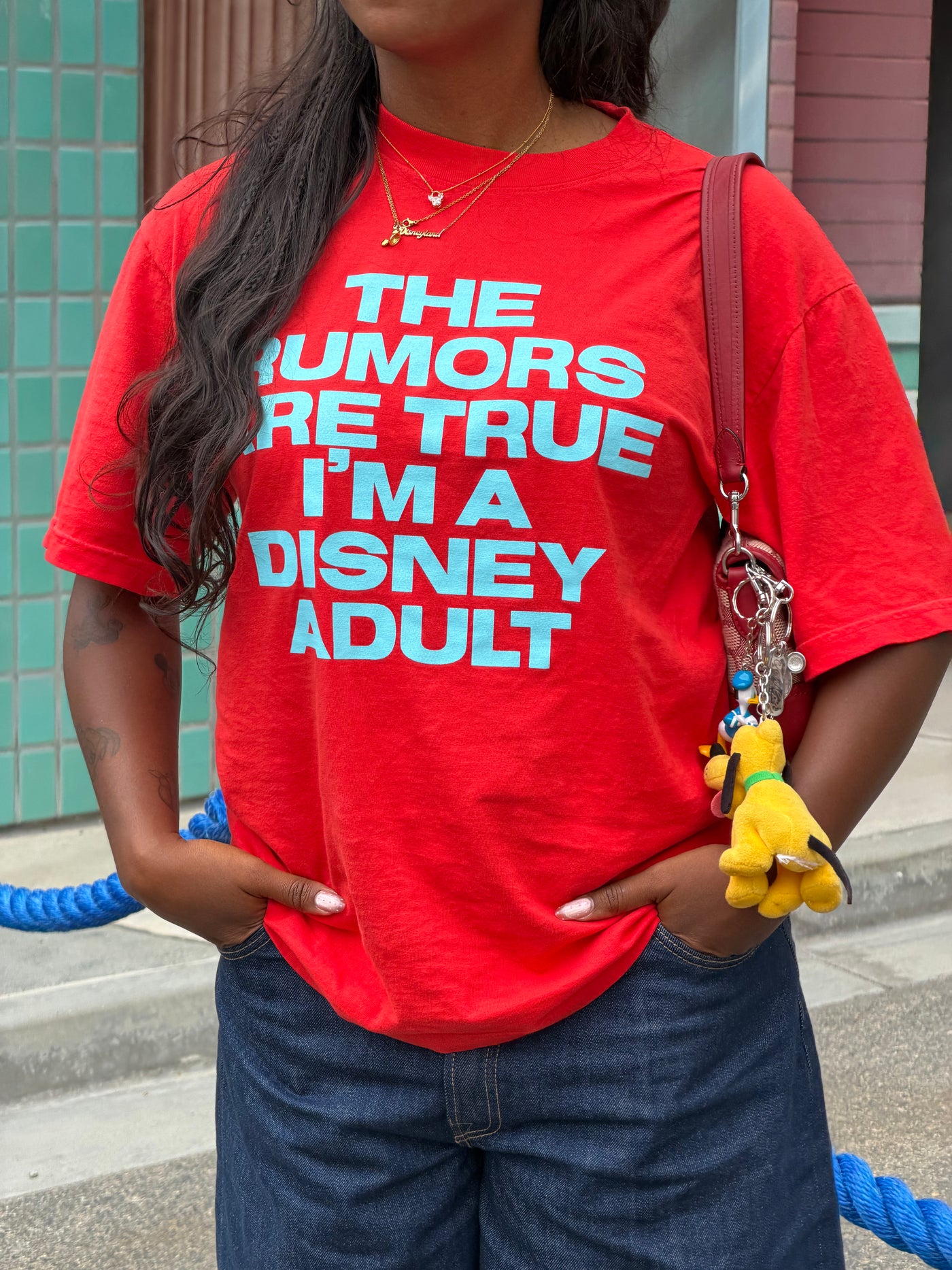 "Rumors"- Graphic Tee (Red)
